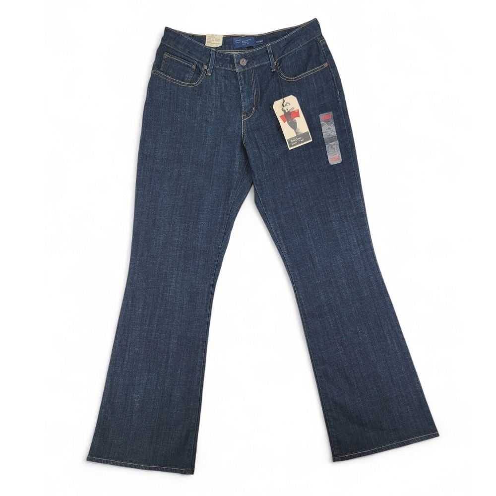 Levi's Bold Curve Boot Cut Jeans Women's Size 31 / 12 NWT Dark Wash‎ Stretch